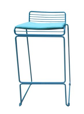 Wira Stool - Blue, Front